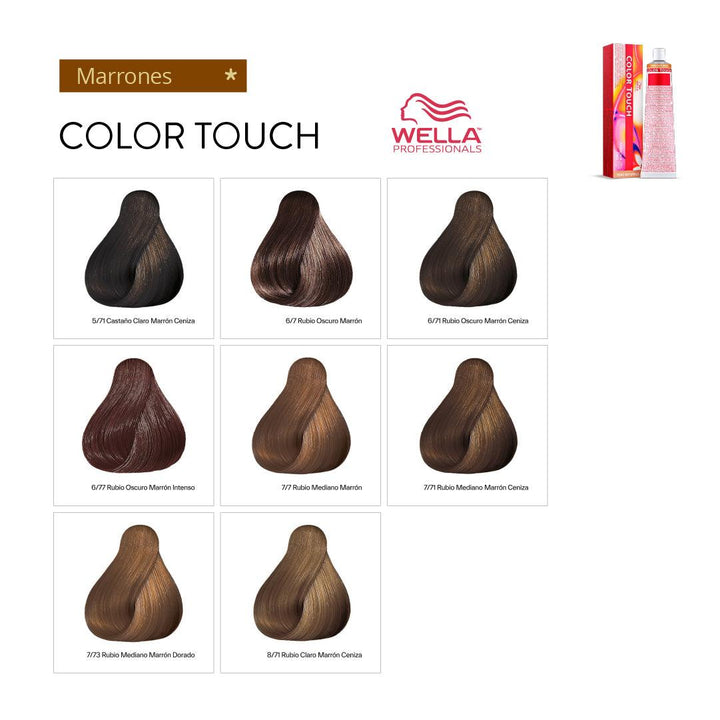 COLOR TOUCH - MARRONES - Coloración Demi Permanente SIN Amoníaco - 60ml