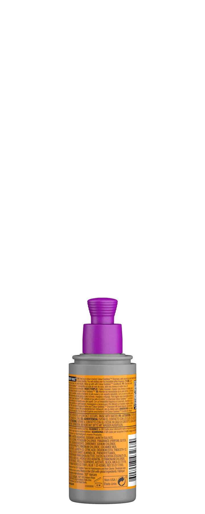 BED HEAD - CUIDADO DEL COLOR - COLOUR GODDESS SHAMPOO MINI 100 ml