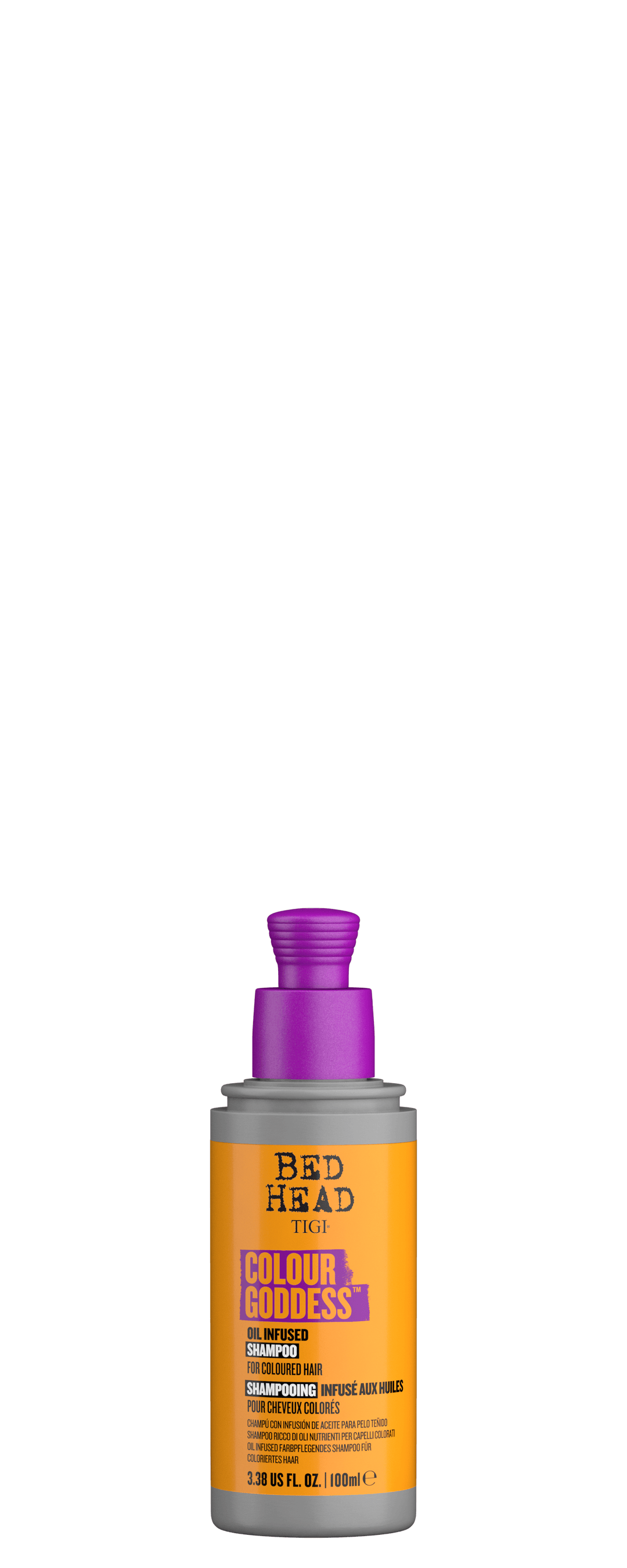 BED HEAD - CUIDADO DEL COLOR - COLOUR GODDESS SHAMPOO MINI 100 ml