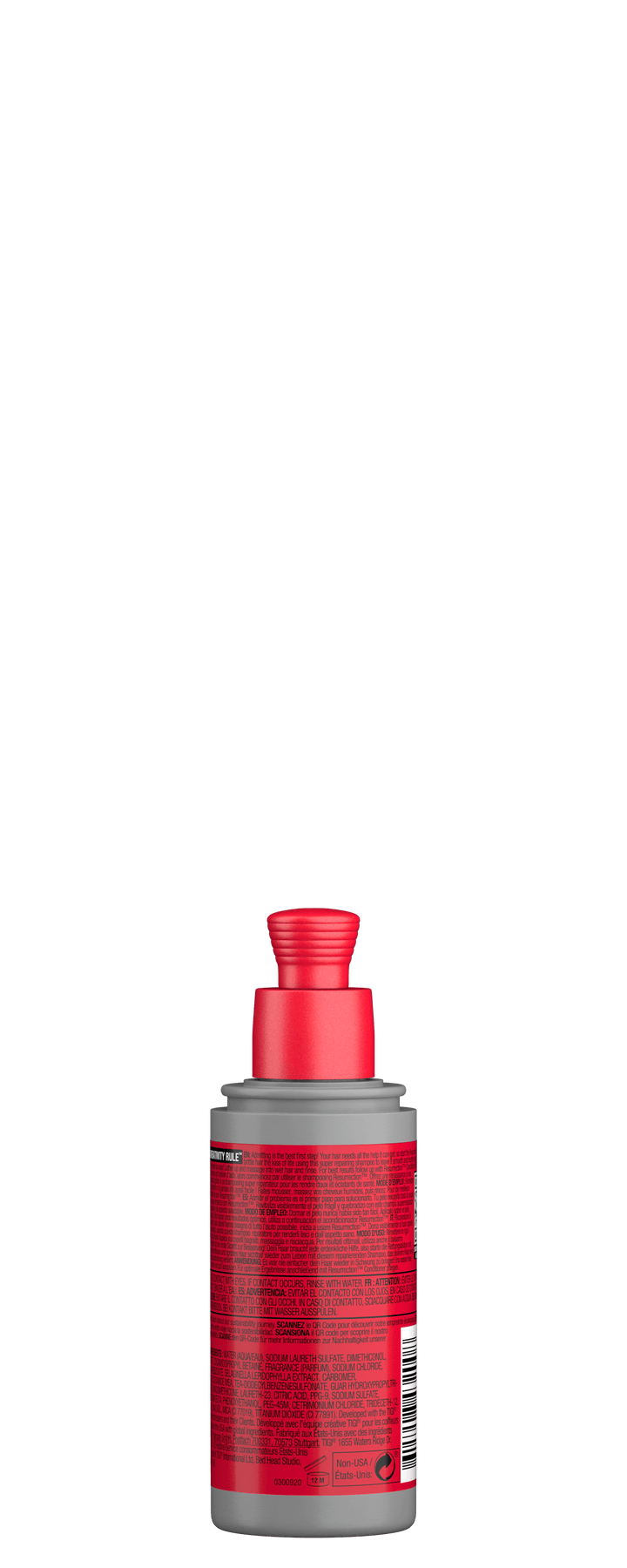 BED HEAD - REPARACIÓN - RESURRECTION SHAMPOO MINI 100 ml