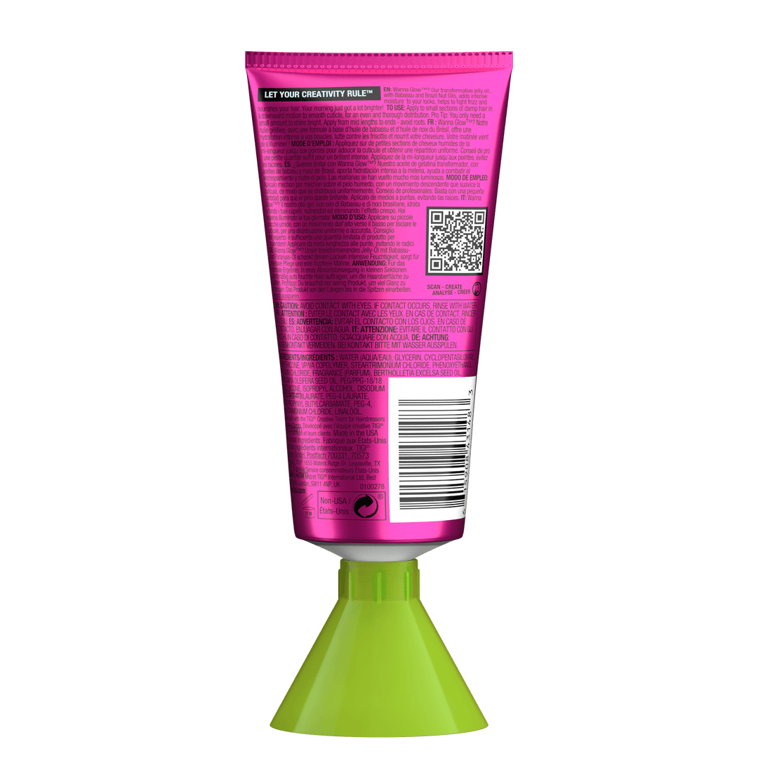 BED HEAD - SUAVIDAD Y BRILLO - WANNA GLOW JELLY OIL 100ml
