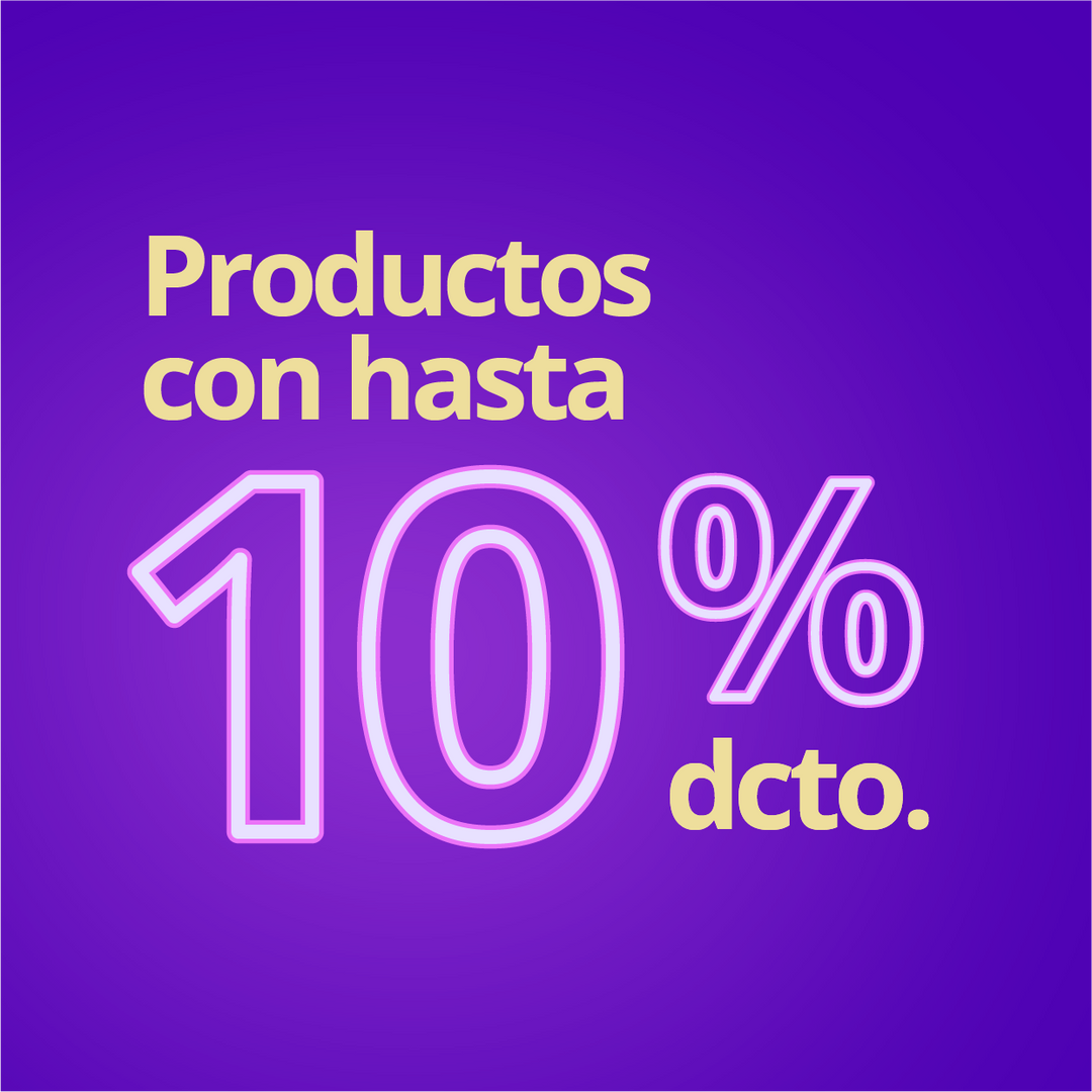 Hasta 10% de descuento