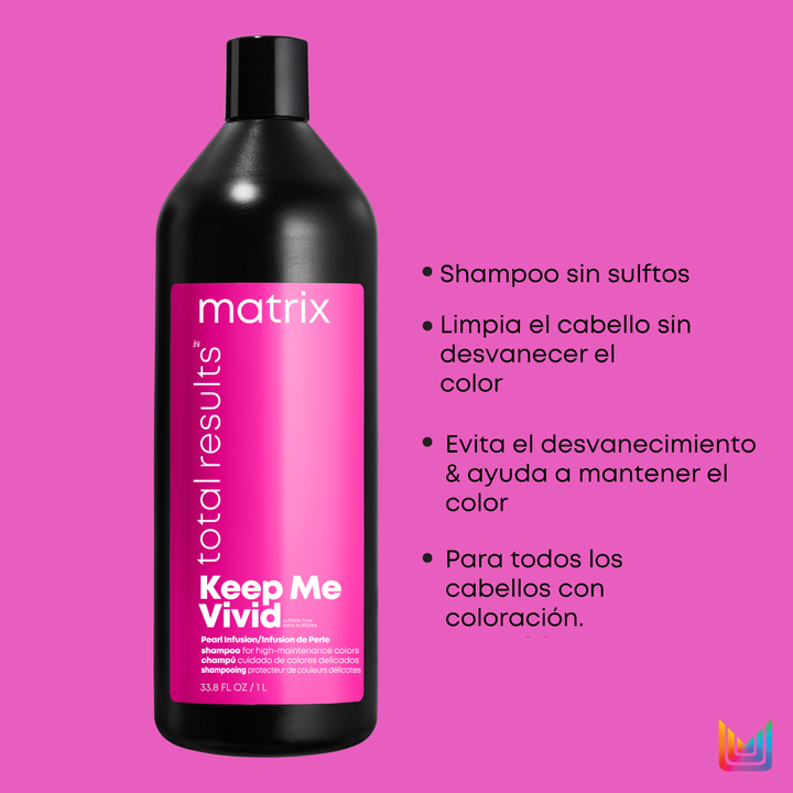 KEEP ME VIVID, CUIDADO DEL COLOR, SHAMPOO SIN SULFATOS 1000 ml