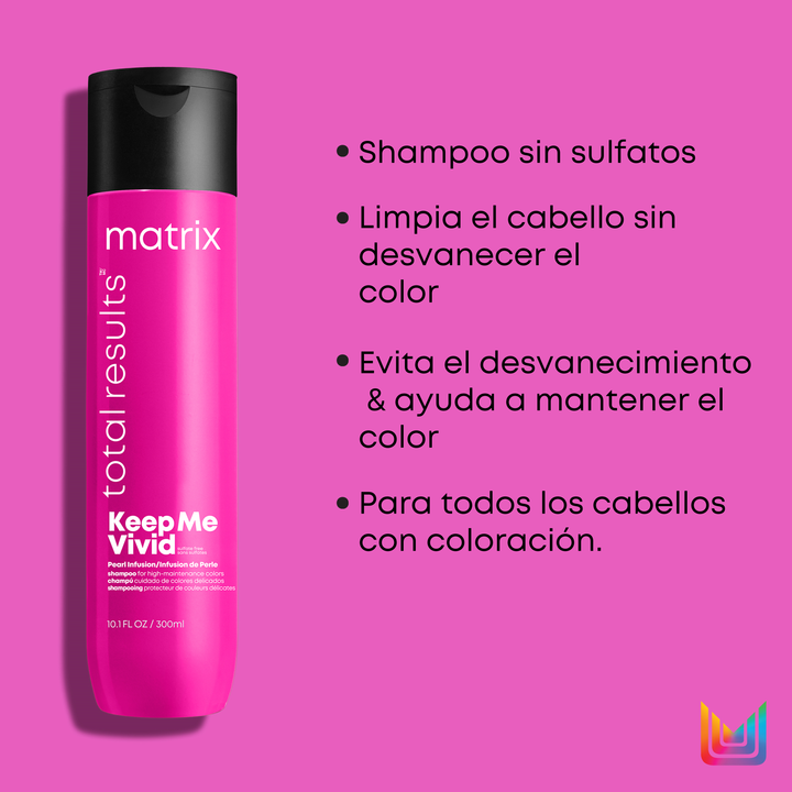 KEEP ME VIVID, CUIDADO DEL COLOR, SHAMPOO SIN SULFATOS 300 ml