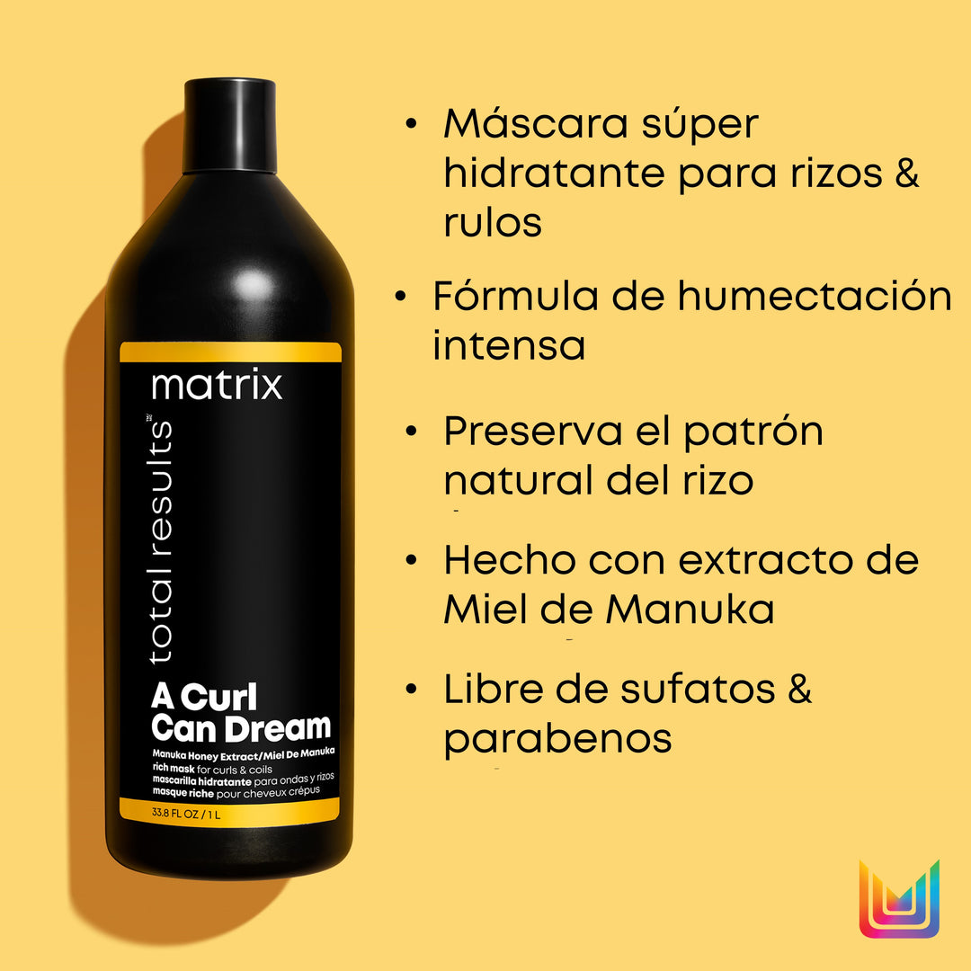 A CURL CAN DREAM, RIZOS Y RULOS, MASCARILLA TRATAMIENTO 1000 ml