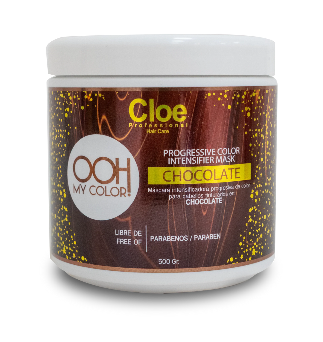 OOH MY COLOR - PROGRESSIVE COLOR INTENSIFIER MASK - CHOCOLATE 500 grs.