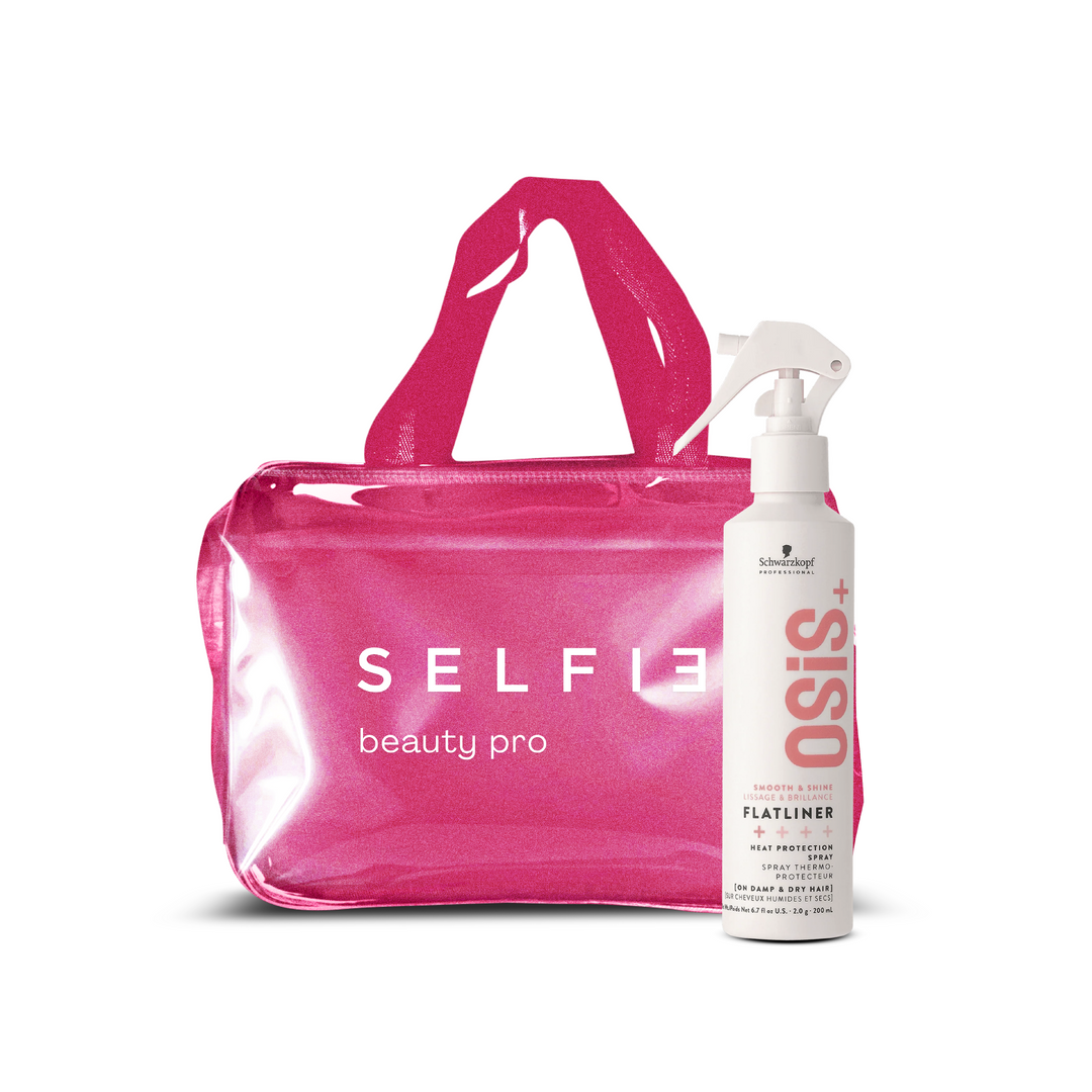 PACK OSiS+  FLATLINER PROTECTOR CALOR - 200ml + ESTUCHE SELFIE