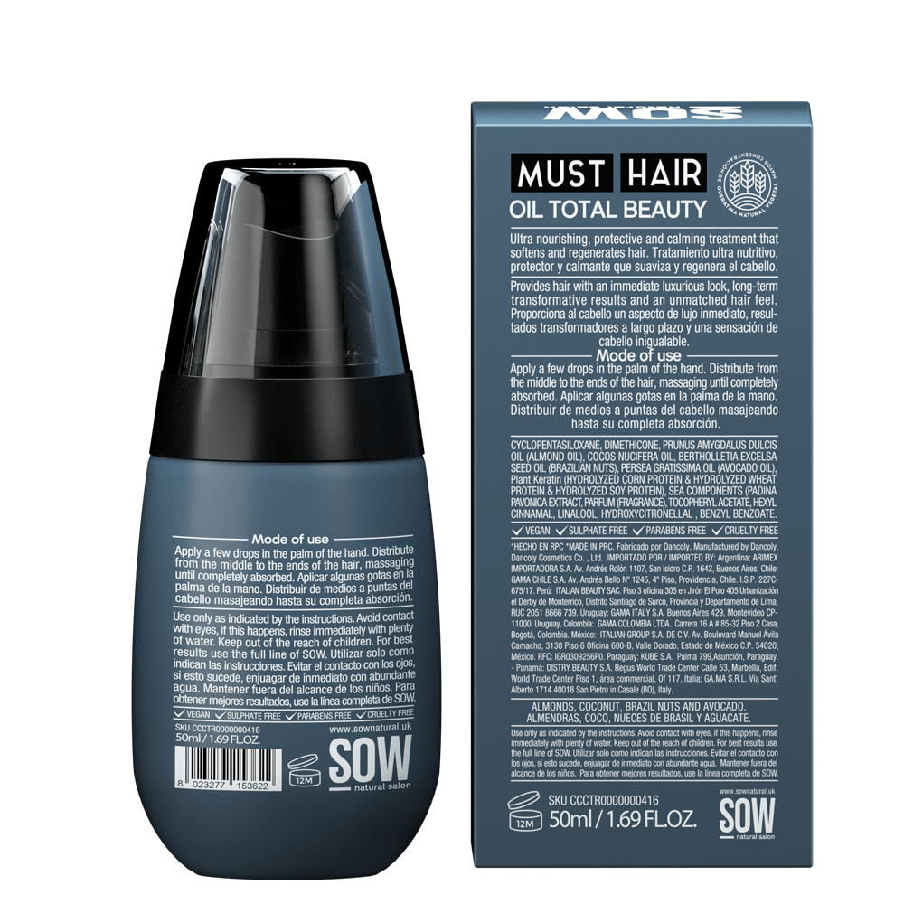 MUST HAIR, OIL TOTAL BEAUTY 50ml