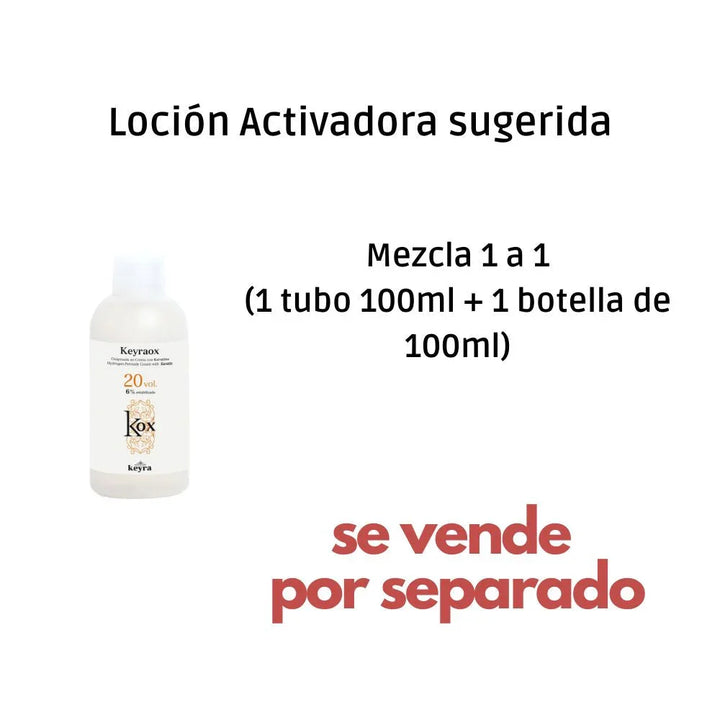 KEYRACOLORS - BEIGE Y DORADOS - Coloración Permanente - 100ml