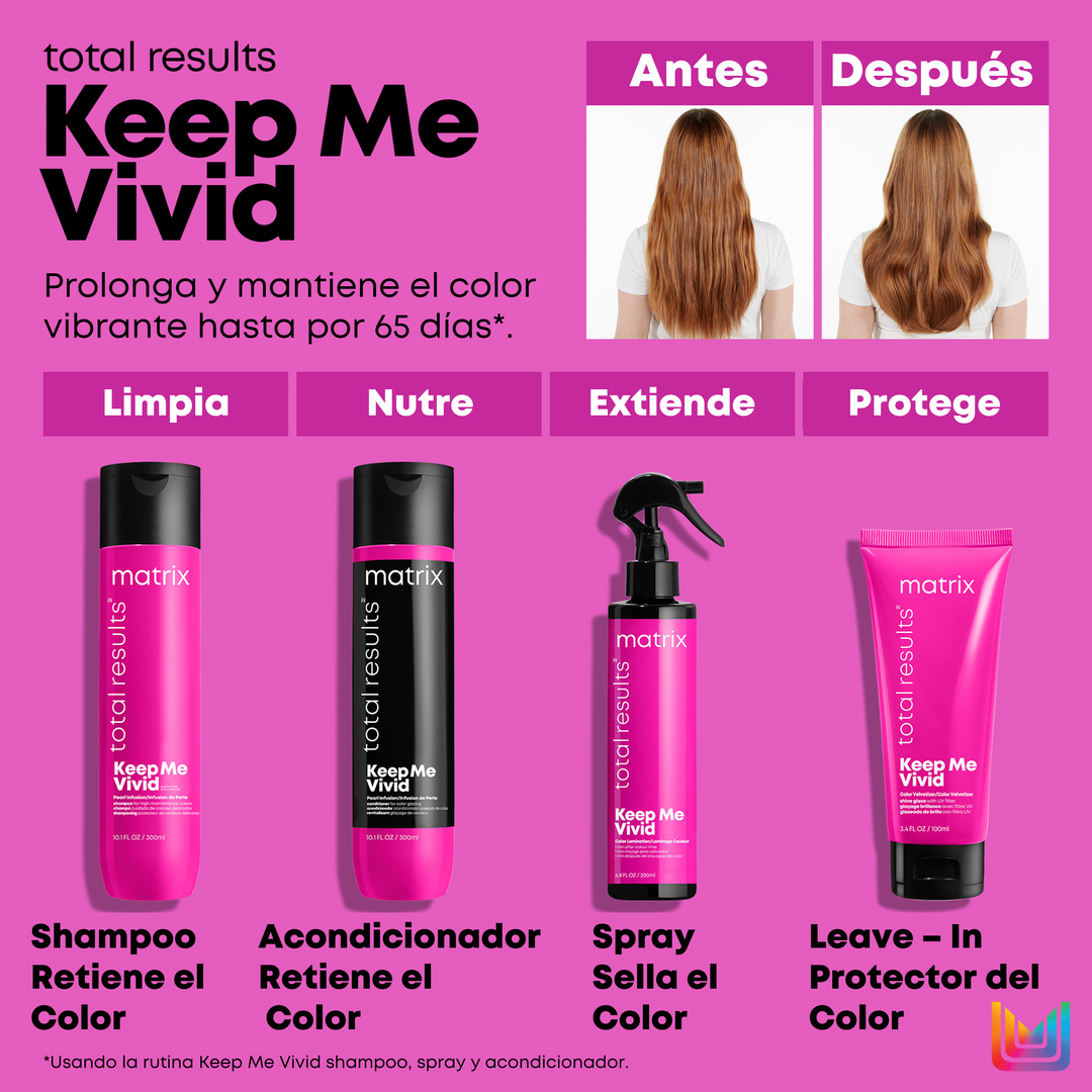 KEEP ME VIVID, CUIDADO DEL COLOR, SPRAY LAMINADOR 190 ml