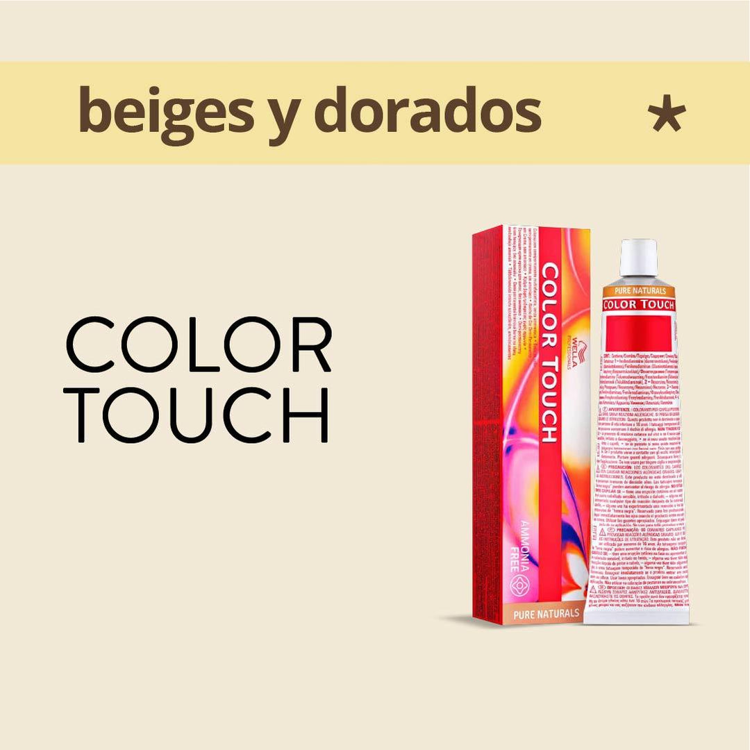 COLOR TOUCH - BEIGES y DORADOS - Coloración DemiPermanente SIN Amoníaco - 60ml