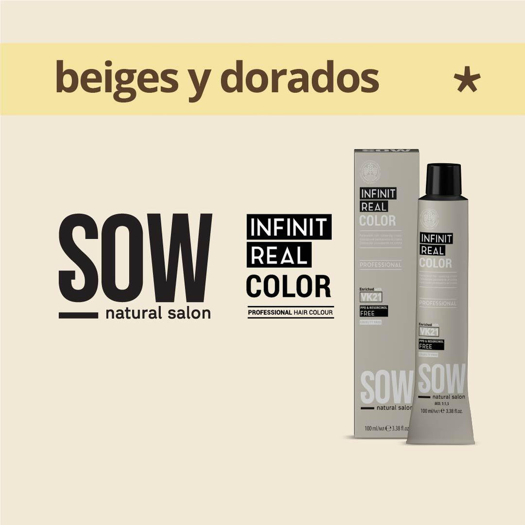 INFINIT REAL COLOR - BEIGES y DORADOS - Coloración Permanente - 100ml