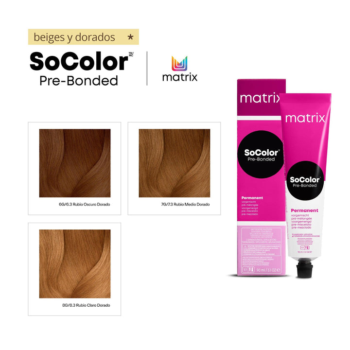 SOCOLOR - BEIGES y DORADOS - Coloración Permanente - 90 ml