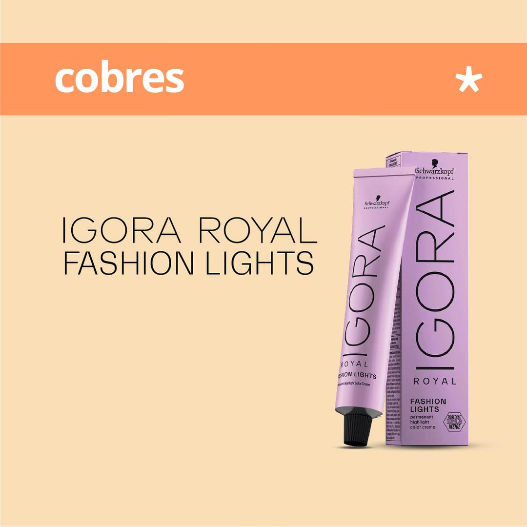 IGORA FASHION LIGHTS - COBRES - Aclaración sin Decoloración - 60ml