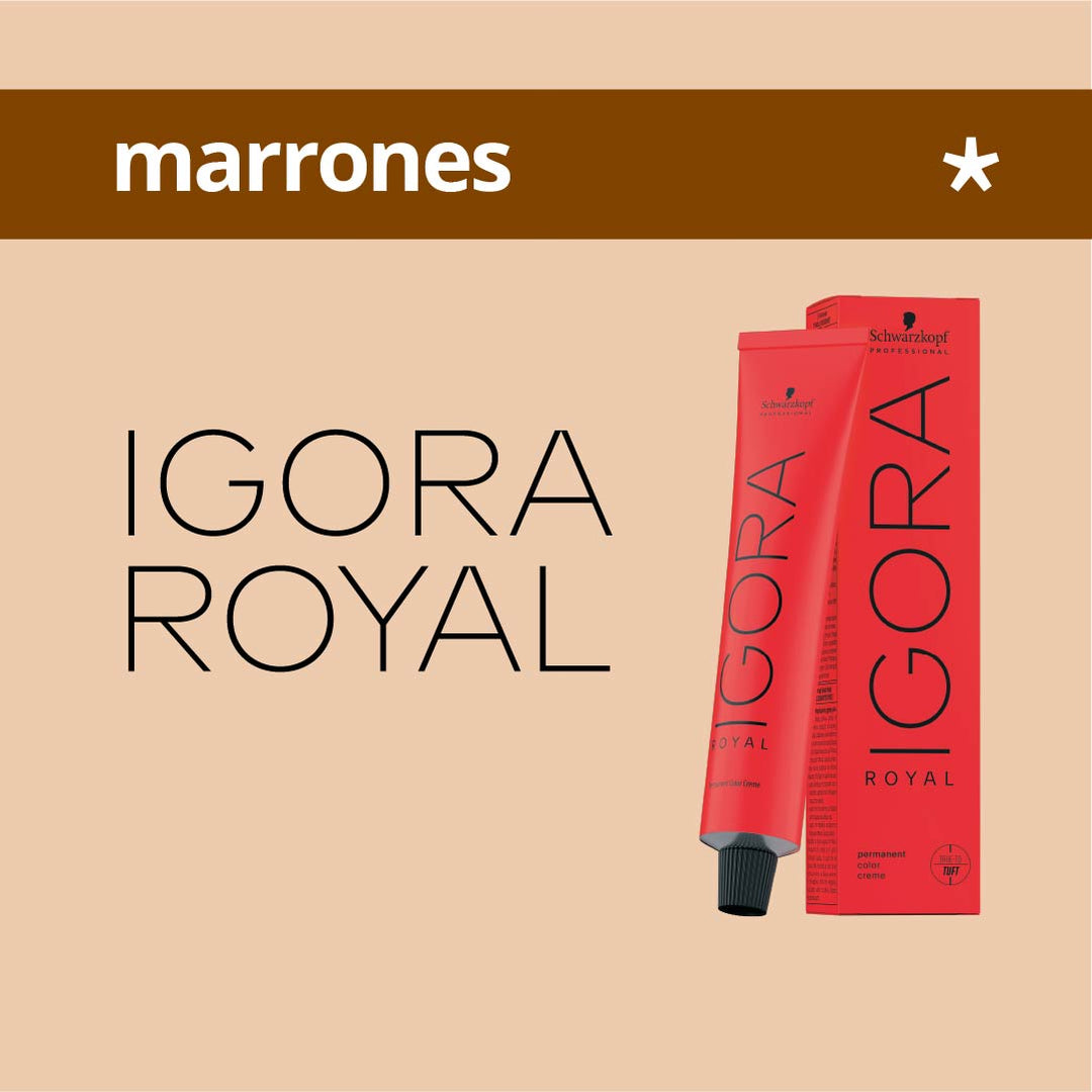 IGORA ROYAL - MARRONES - Coloración Permanente - 60ml