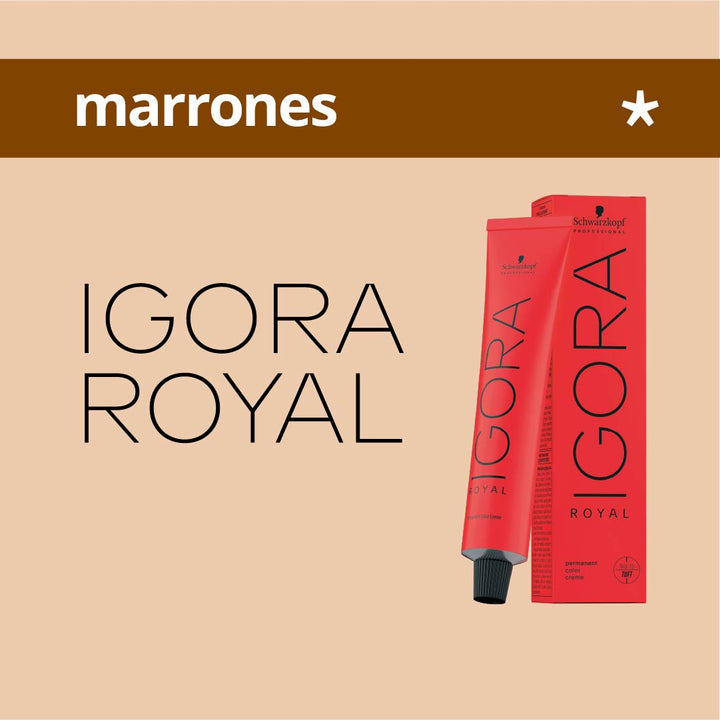 IGORA ROYAL - MARRONES - Coloración Permanente - 60ml