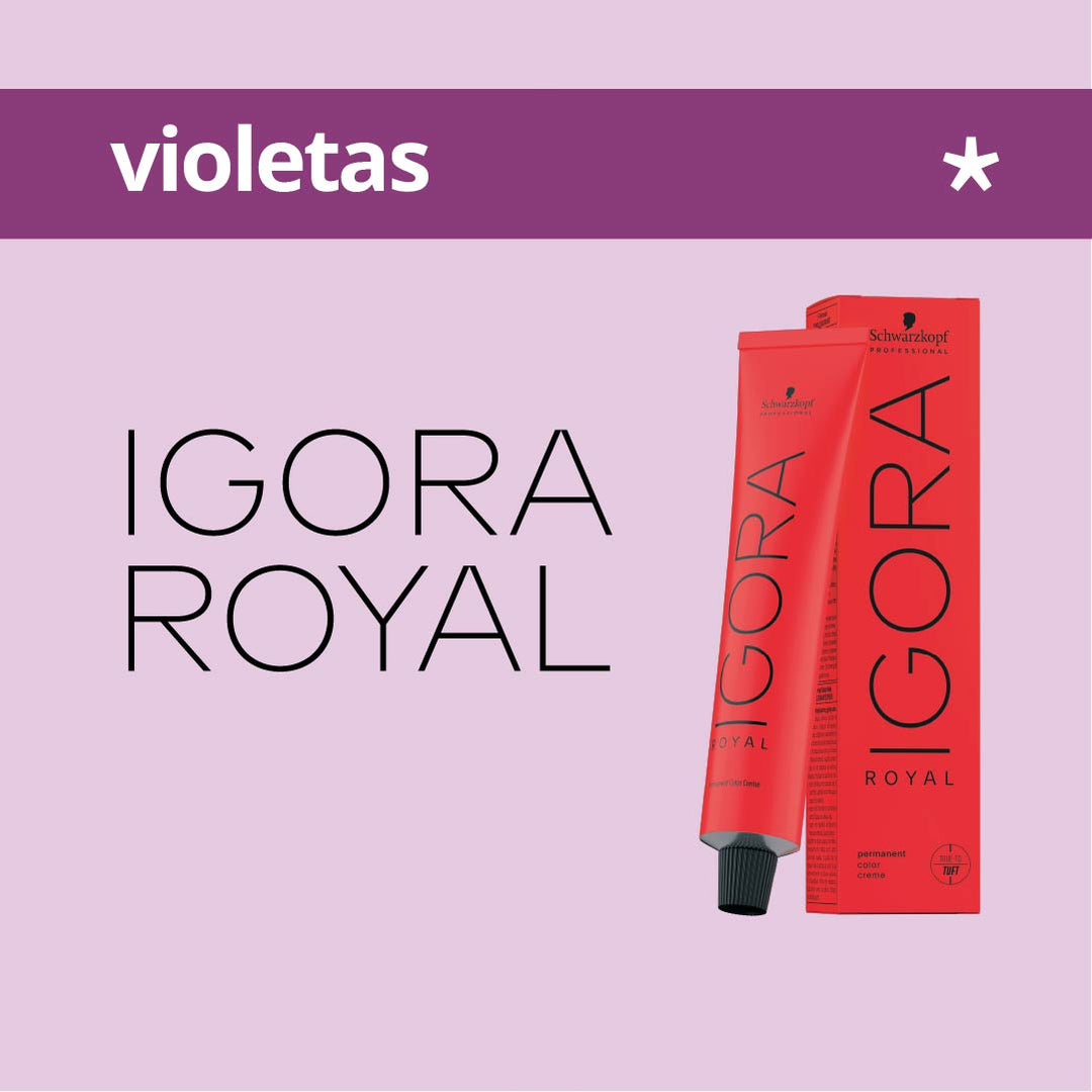 IGORA ROYAL - VIOLETAS - Coloración Permanente - 60ml