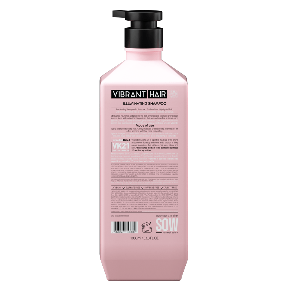 VIBRANT HAIR, ILLUMINATING SHAMPOO 1000ml