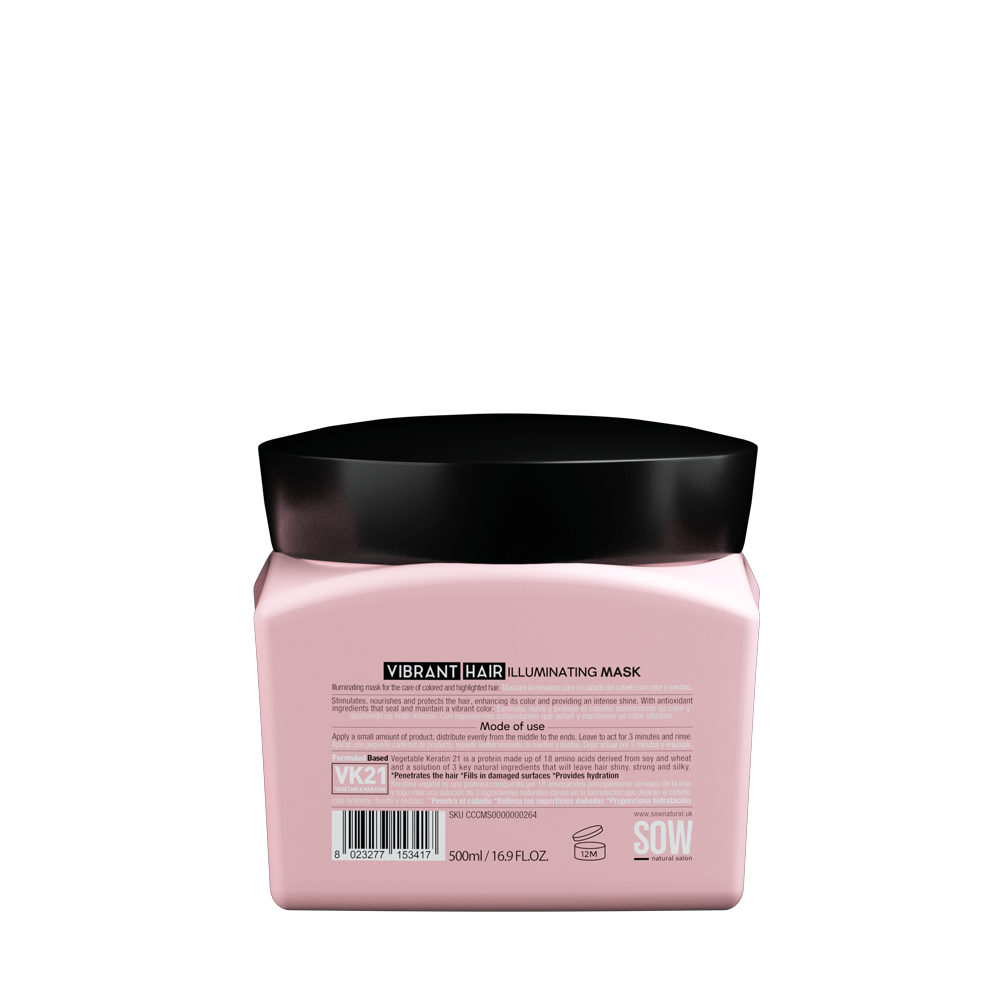 VIBRANT HAIR, ILLUMINATING TRATAMIENTO 500ml