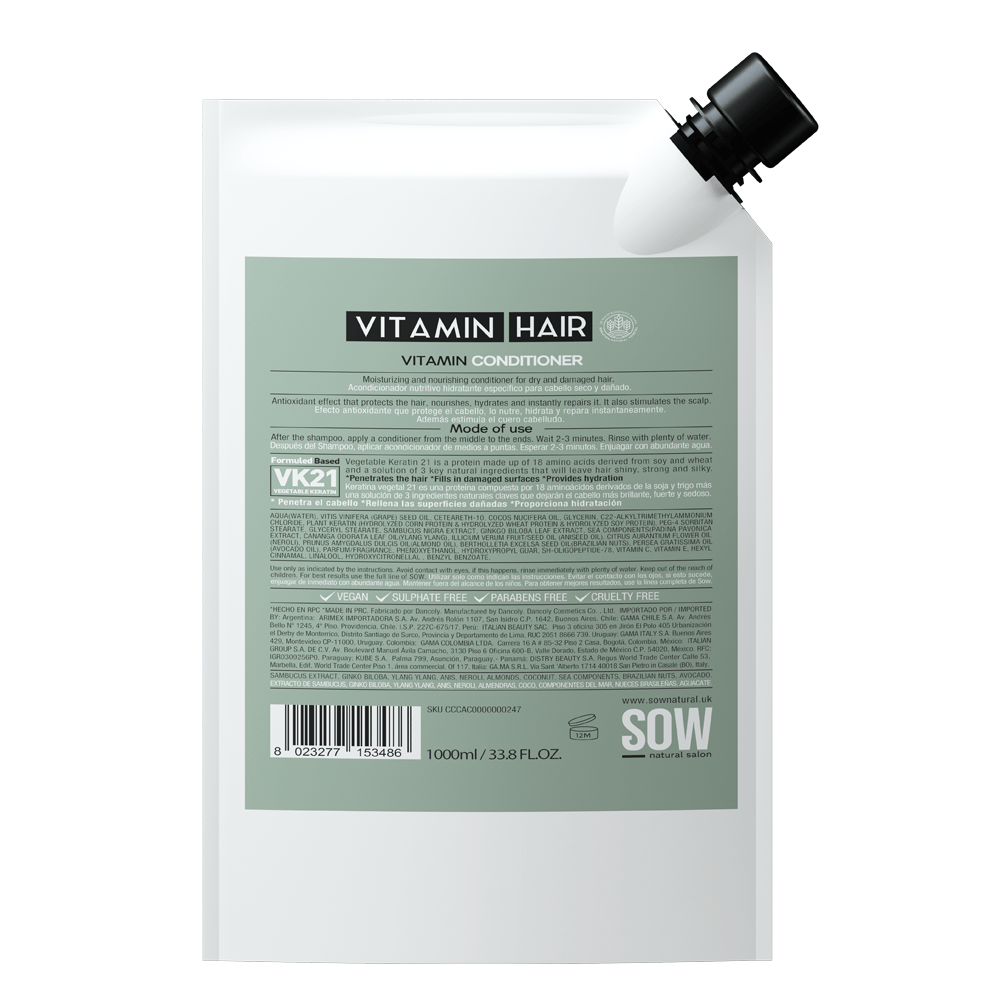 SOW VITAMIN POUCH CONDITIONER 1000 ML