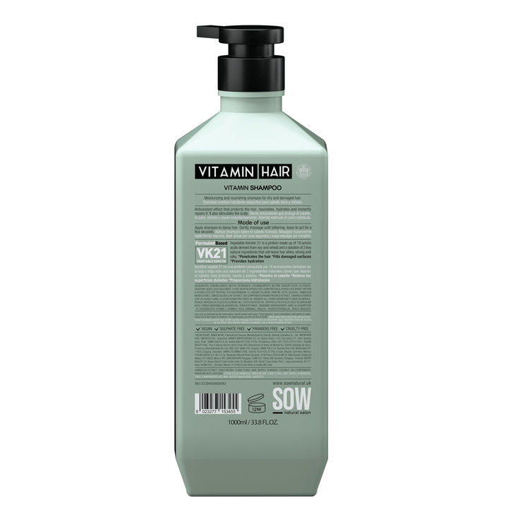 VITAMIN HAIR,  SHAMPOO 1000ml