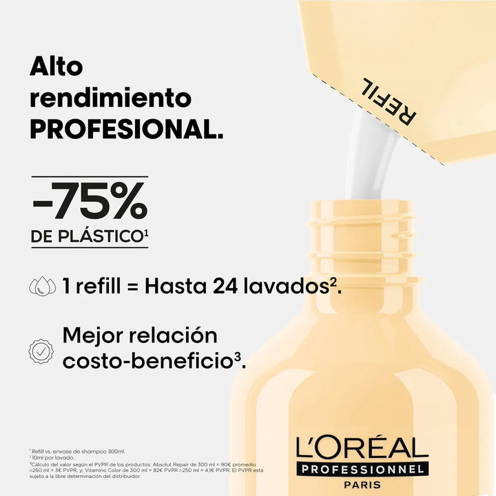 SERIE EXPERT, ABSOLUT REPAIR, SHAMPOO 240ml REFILL