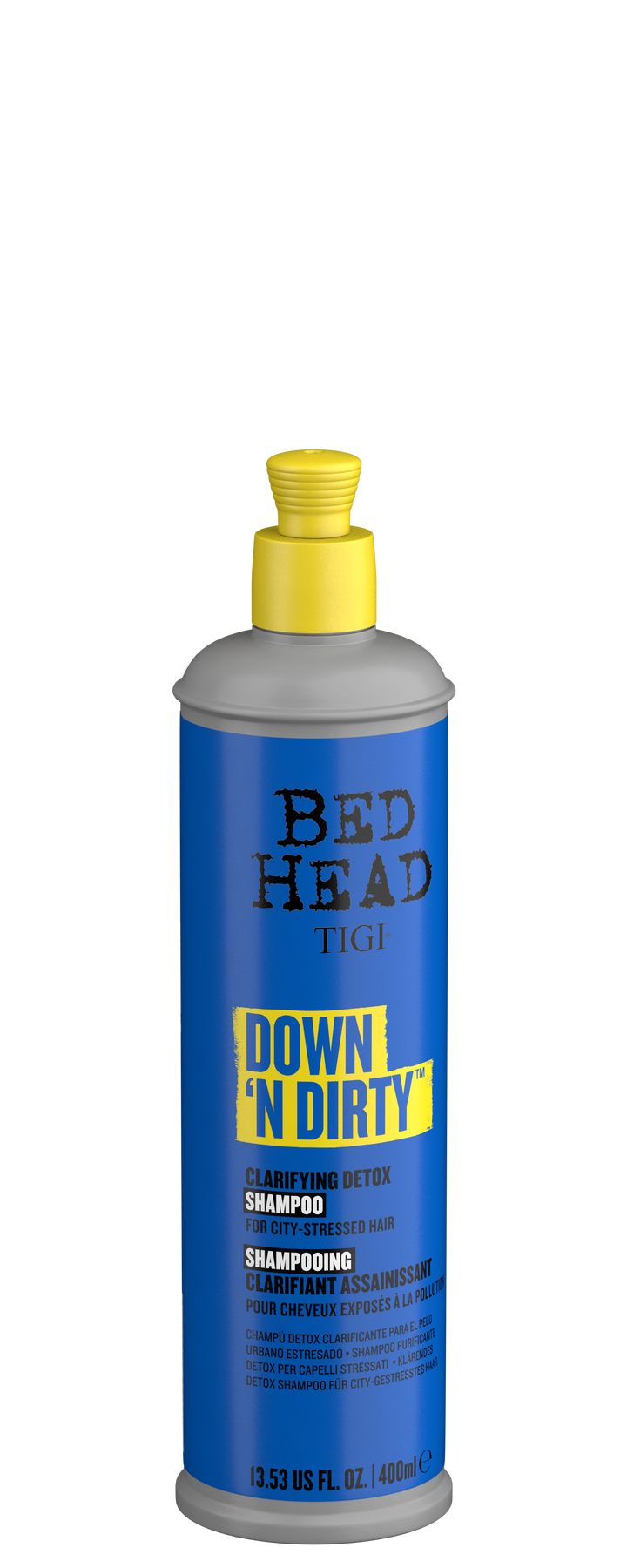 BED HEAD - DETOX - DOWN N' DIRTY SHAMPOO 400 ml