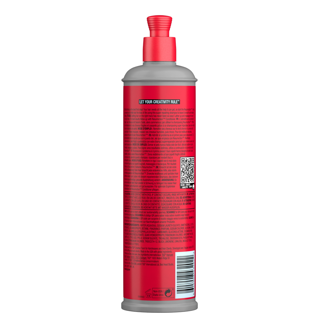 BED HEAD - REPARACIÓN - RESURRECTION SHAMPOO 400 ml