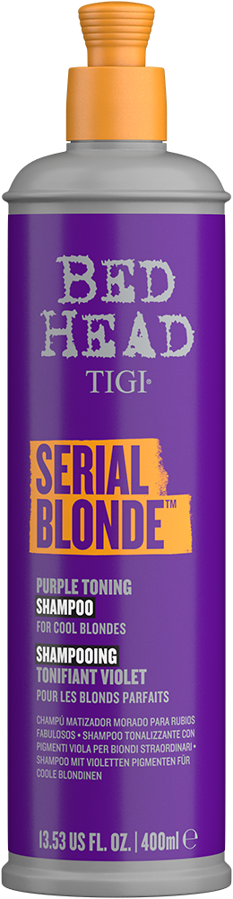 BED HEAD - CUIDADO DEL COLOR - SERIAL BLONDE PURPLE TONING SHAMPOO 400 ml