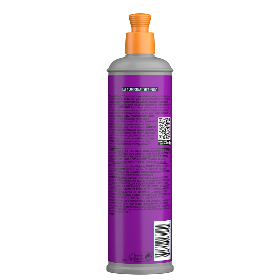 BED HEAD - CUIDADO DEL COLOR - SERIAL BLONDE SHAMPOO 400 ml