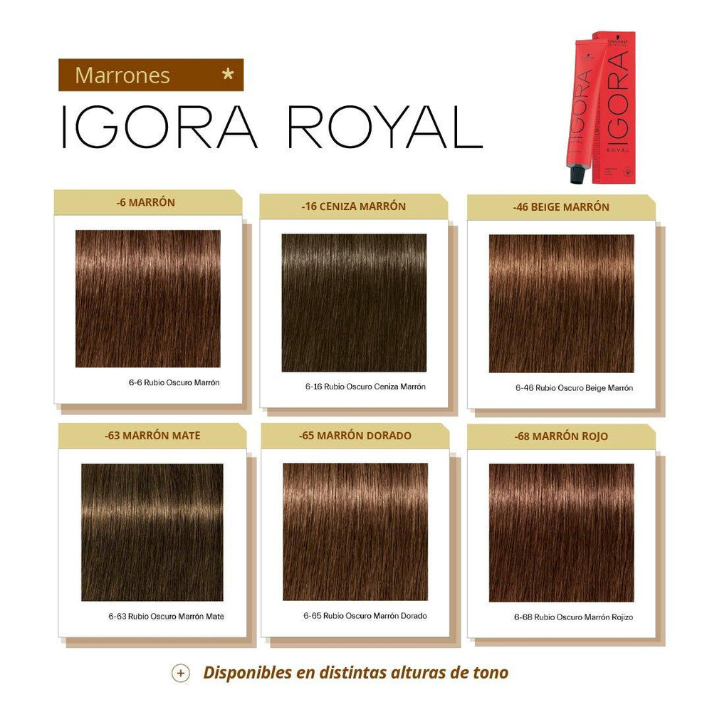 IGORA ROYAL - MARRONES - 60ml - SELFIE