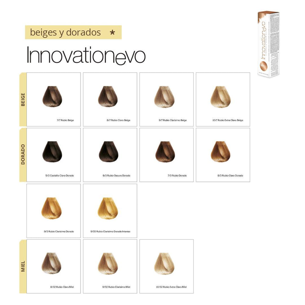 INNOVATION EVO - BEIGES y DORADOS - Coloración Permanente - SELFIE