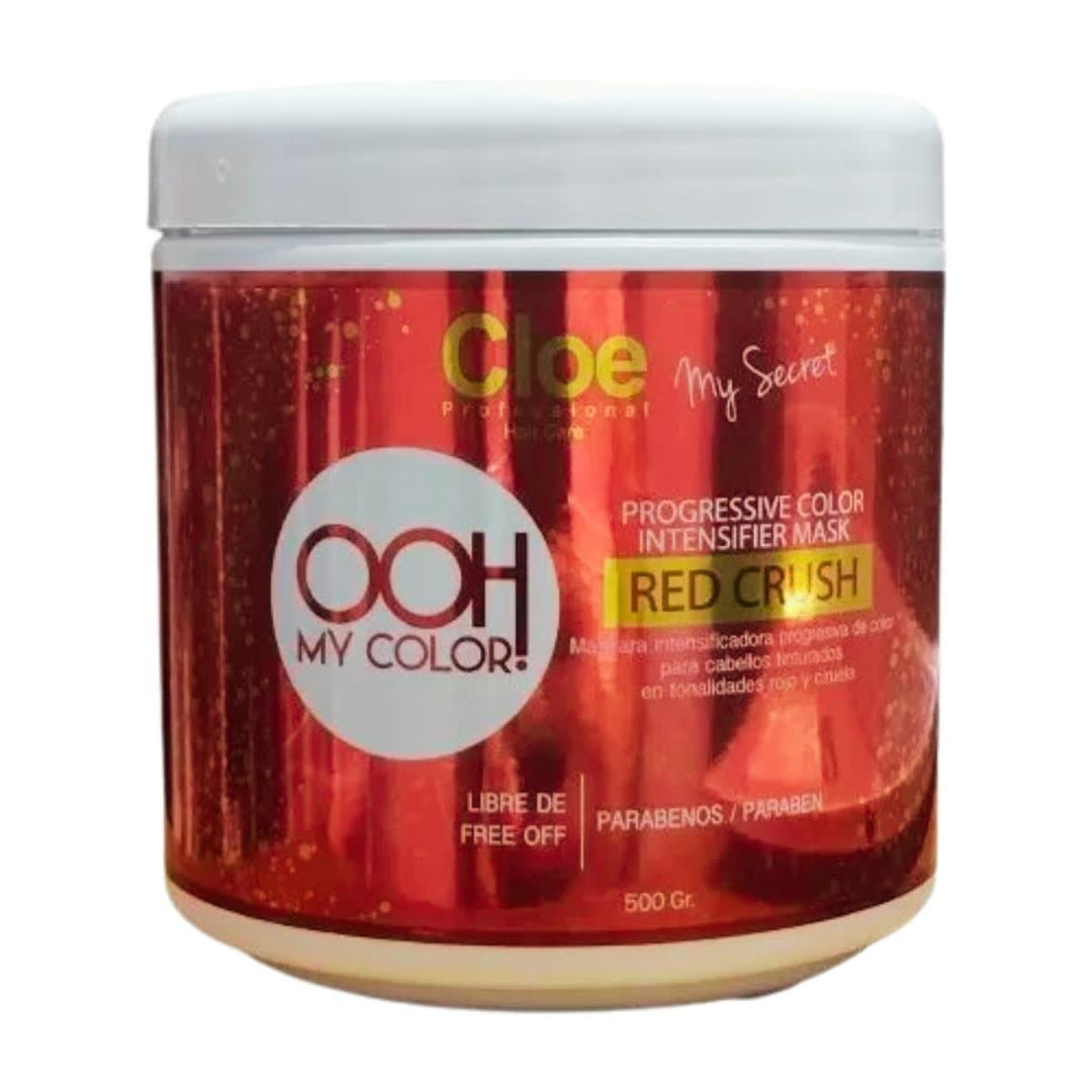 RED CRUSH - PROGRESSIVE COLOR INTENSIFIER MASK 500 grs. - OOH MY COLOR - SELFIE