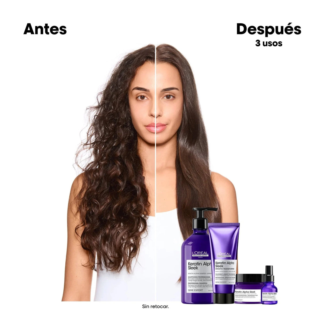 SERIE EXPERT, KERATIN ALPHA SLEEK, SHAMPOO 1500ml