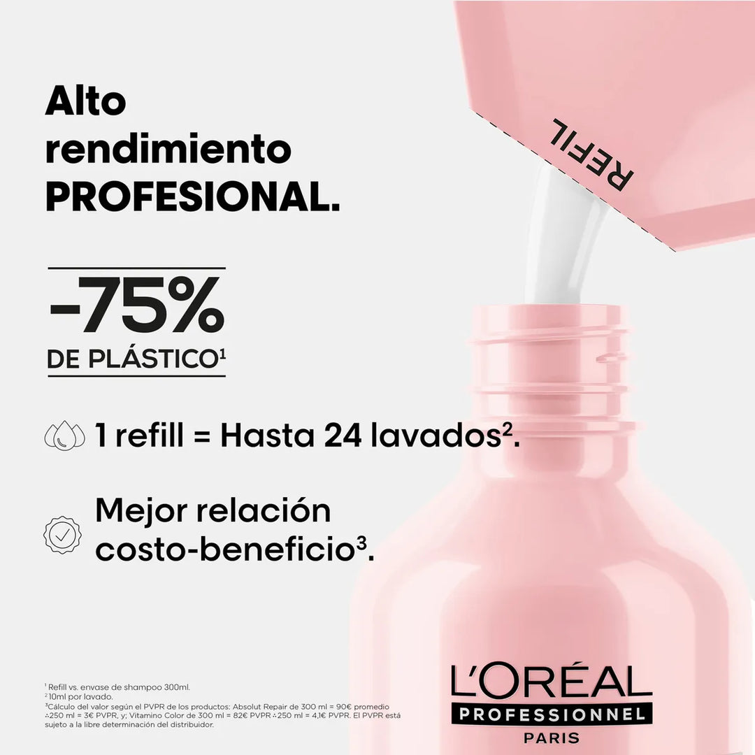 SERIE EXPERT, VITAMINO COLOR, SHAMPOO 240ml  REFILL