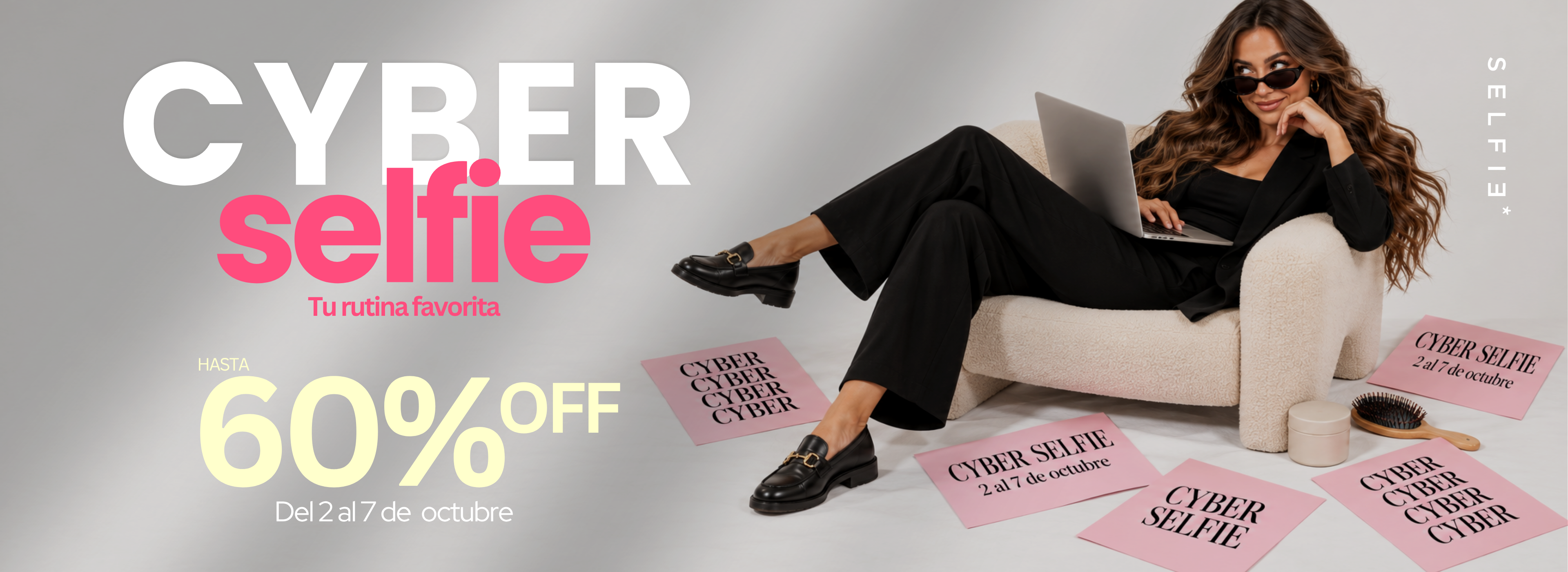 Cyber SELFIE: hasta 60% OFF, del 2 al 7 de octubre